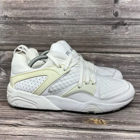 Puma Shoes Puma X Meek Mill Bike Life X Blaze Of Glory Shoes Mens Sz White 36220402 Poshmark